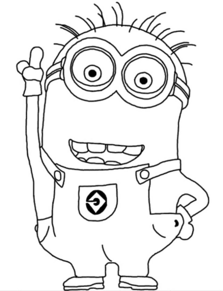 minion coloring page | Only Coloring Pages