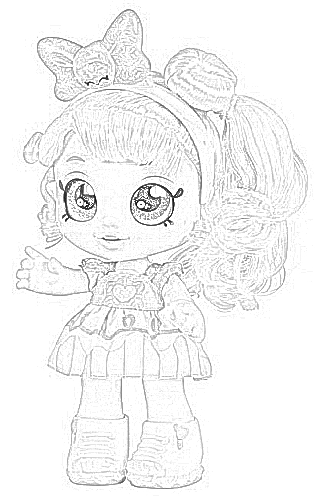 The Holiday Site: Coloring Pages of Kindi Kids Dolls Free and Downloadable