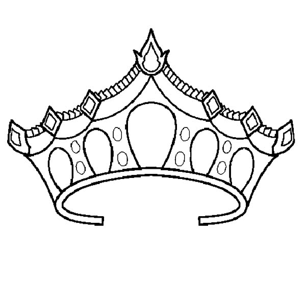 Pin en Crown Coloring Pages