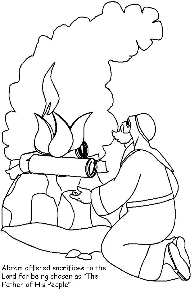 ABRAHAM AND SARAH COLORING PAGES Â« ONLINE COLORING