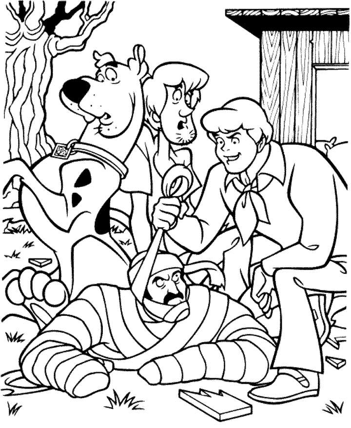 Scooby Doo Monster Coloring Sheets | Coloring Pages