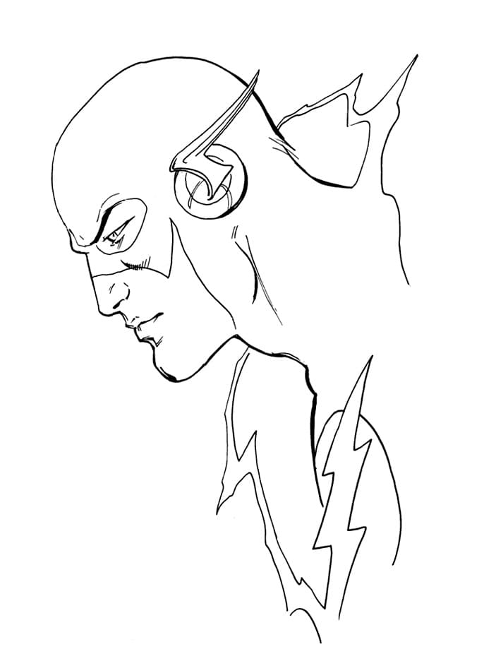 The Flash Coloring Pages