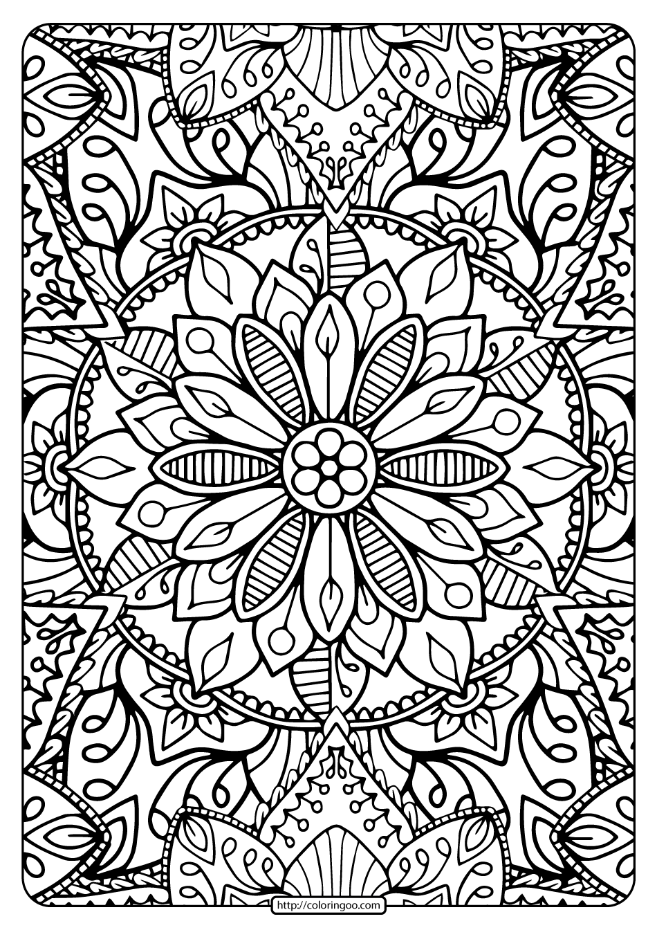 Printable Coloring Book Pages for Adults 006 | Pattern coloring pages,  Printable coloring book, Abstract coloring pages