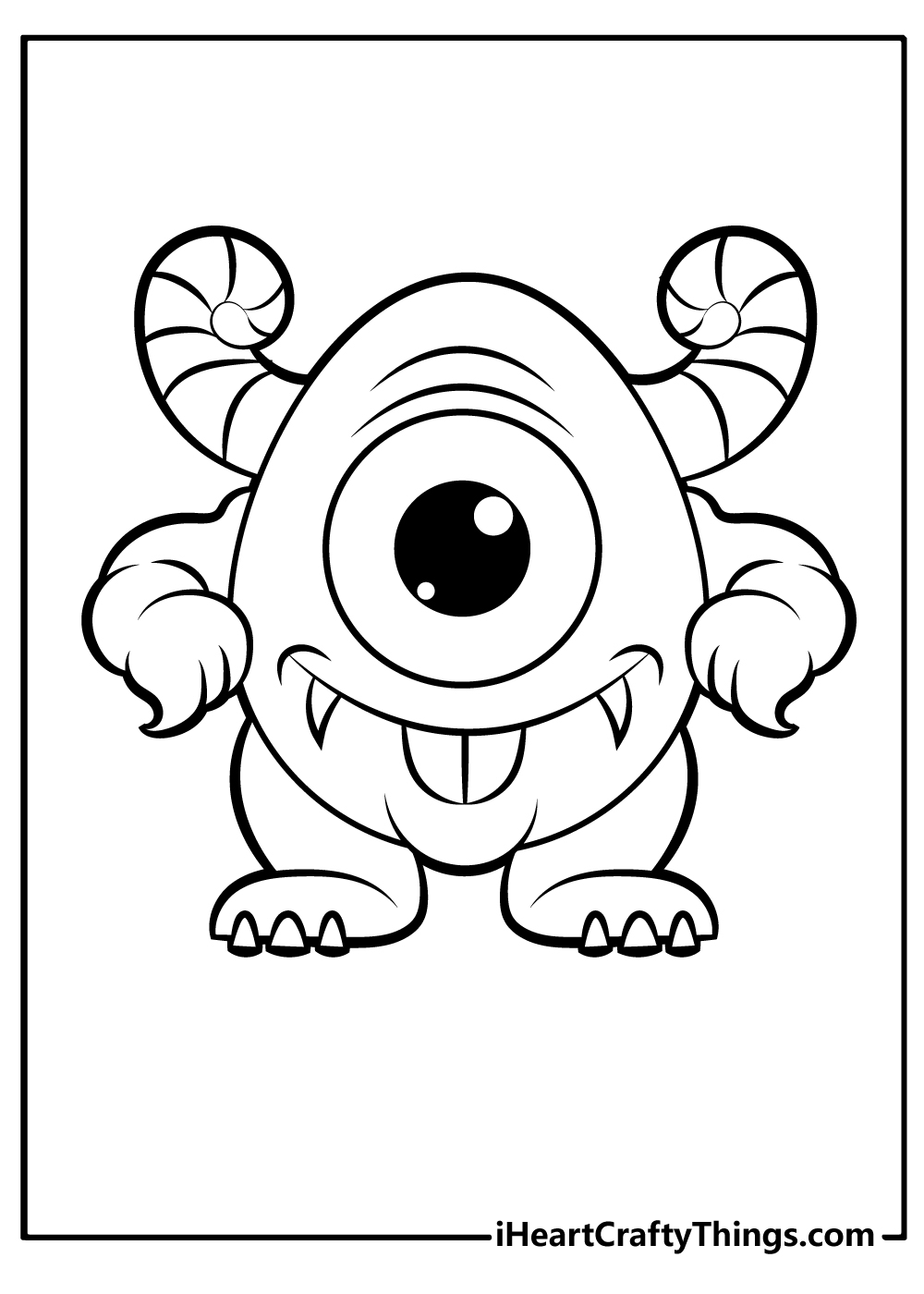 Printable Monster Coloring Pages (Updated 2022)