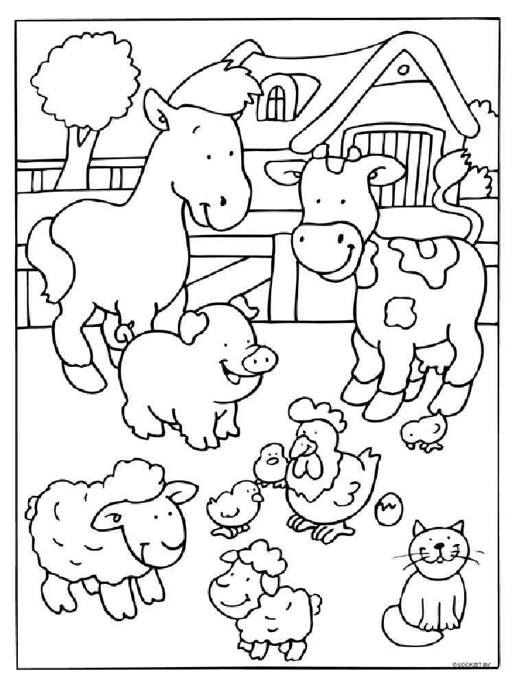 Farm Animal coloring pages