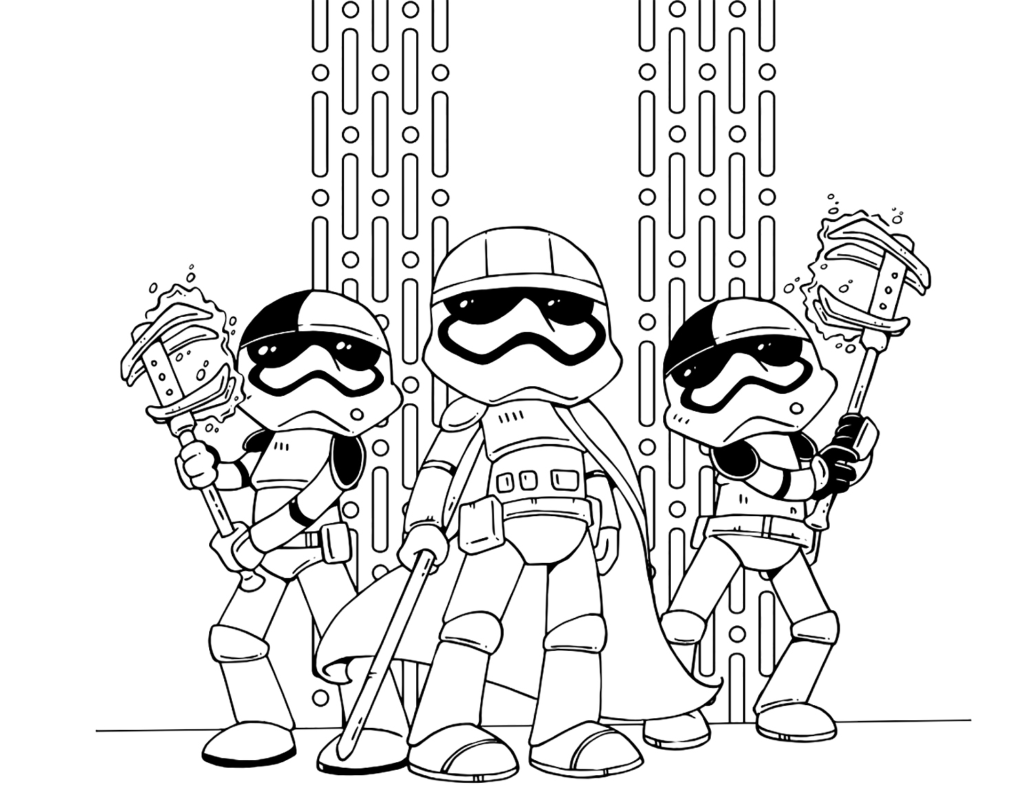 Star Wars: The Last Jedi cute coloring pages - YouLoveIt.com