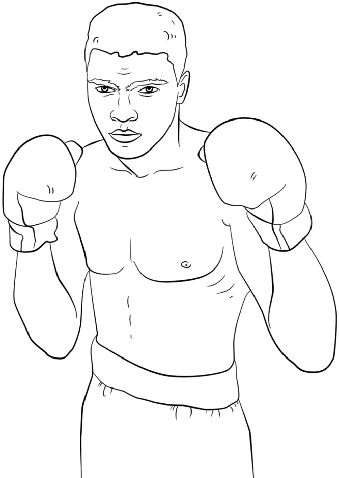 Boxing Coloring Pages - Best Coloring Pages For Kids
