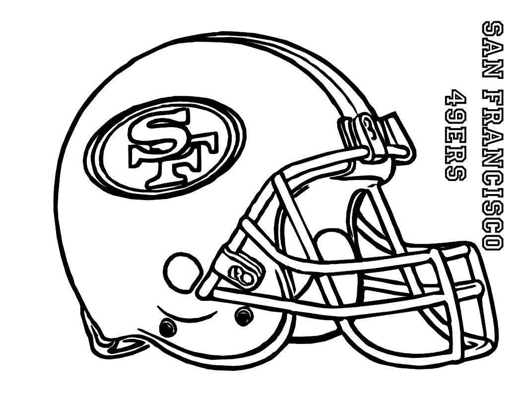 The Printable San Francisco 49ers Coloring Pages Ideas - Coloringfolder.com