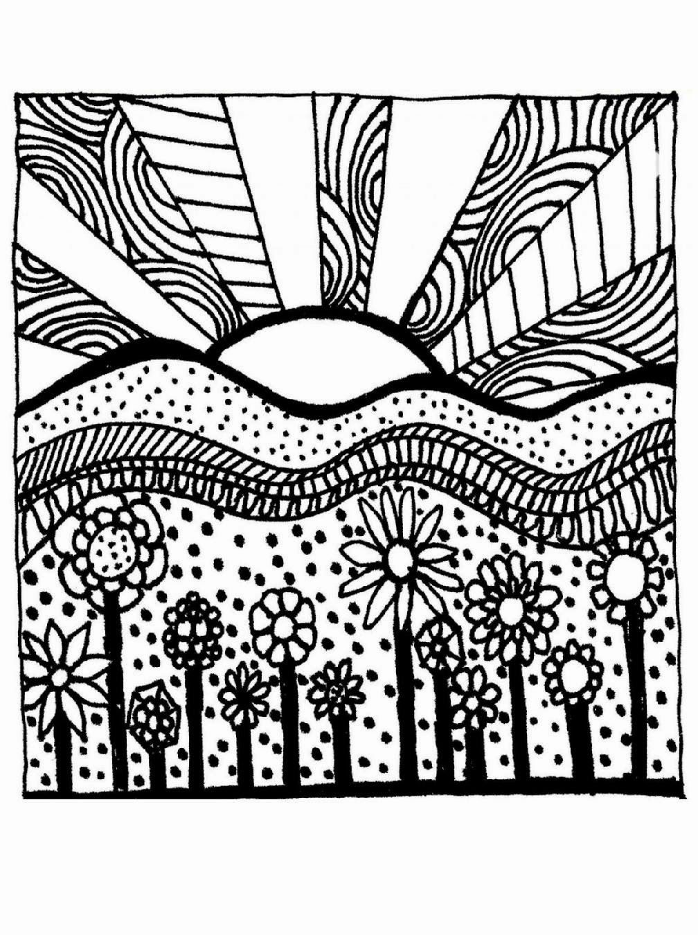 Free Printable Adult Coloring Pages Nature - Gianfreda.net