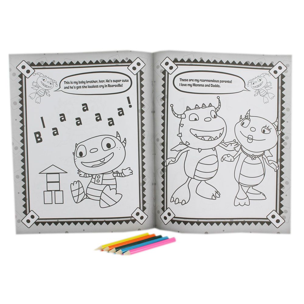 Disney Junior Henry Hugglemonster - Colouring and Sticker Activity ...