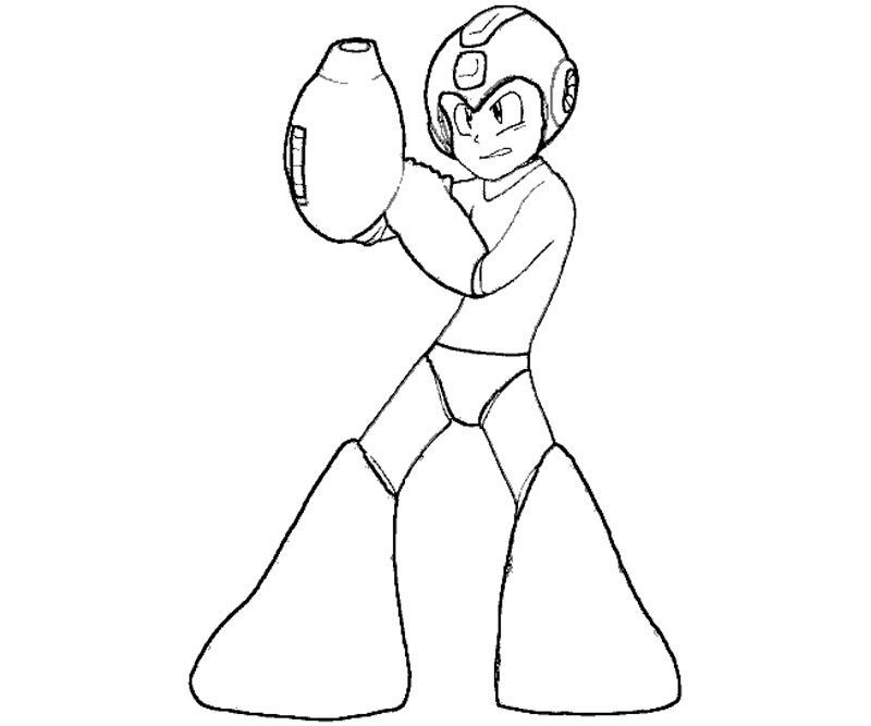 mega man printable coloring pages – Kids Coloring Page