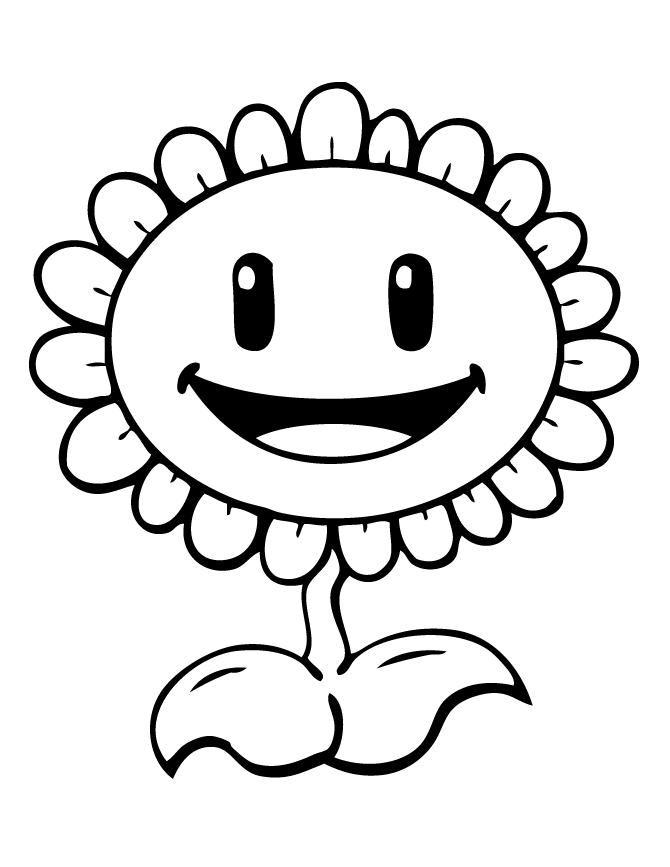 Plants Vs Zombies Printouts - Coloring Pages for Kids and for Adults
