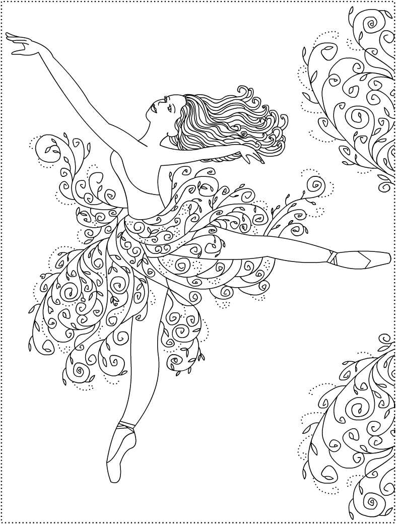 Nicole's Free Coloring Pages: Ballerina Primavera * Ballet ...