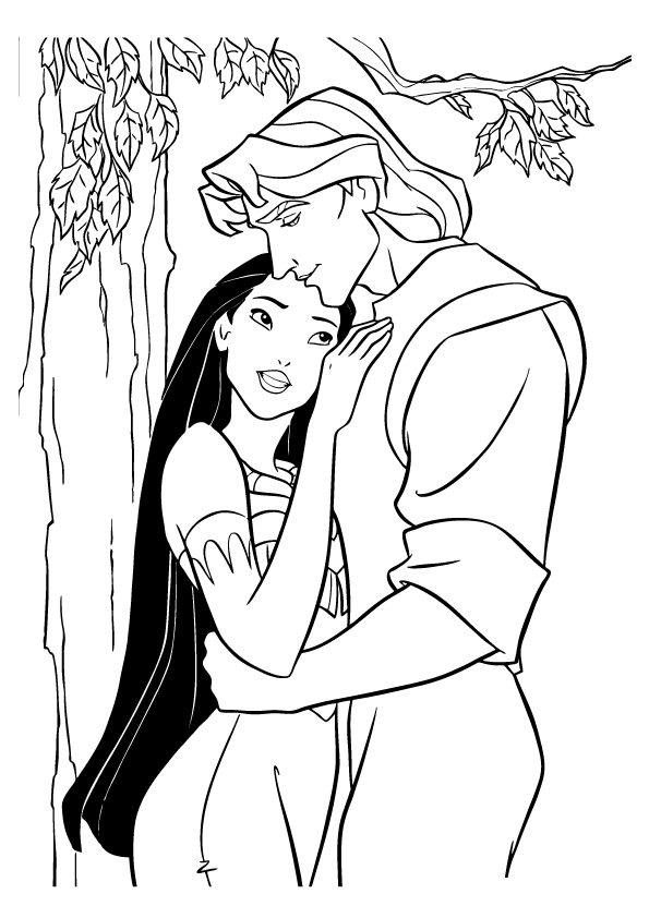 Free Printable Pocahontas Coloring Pages For Kids