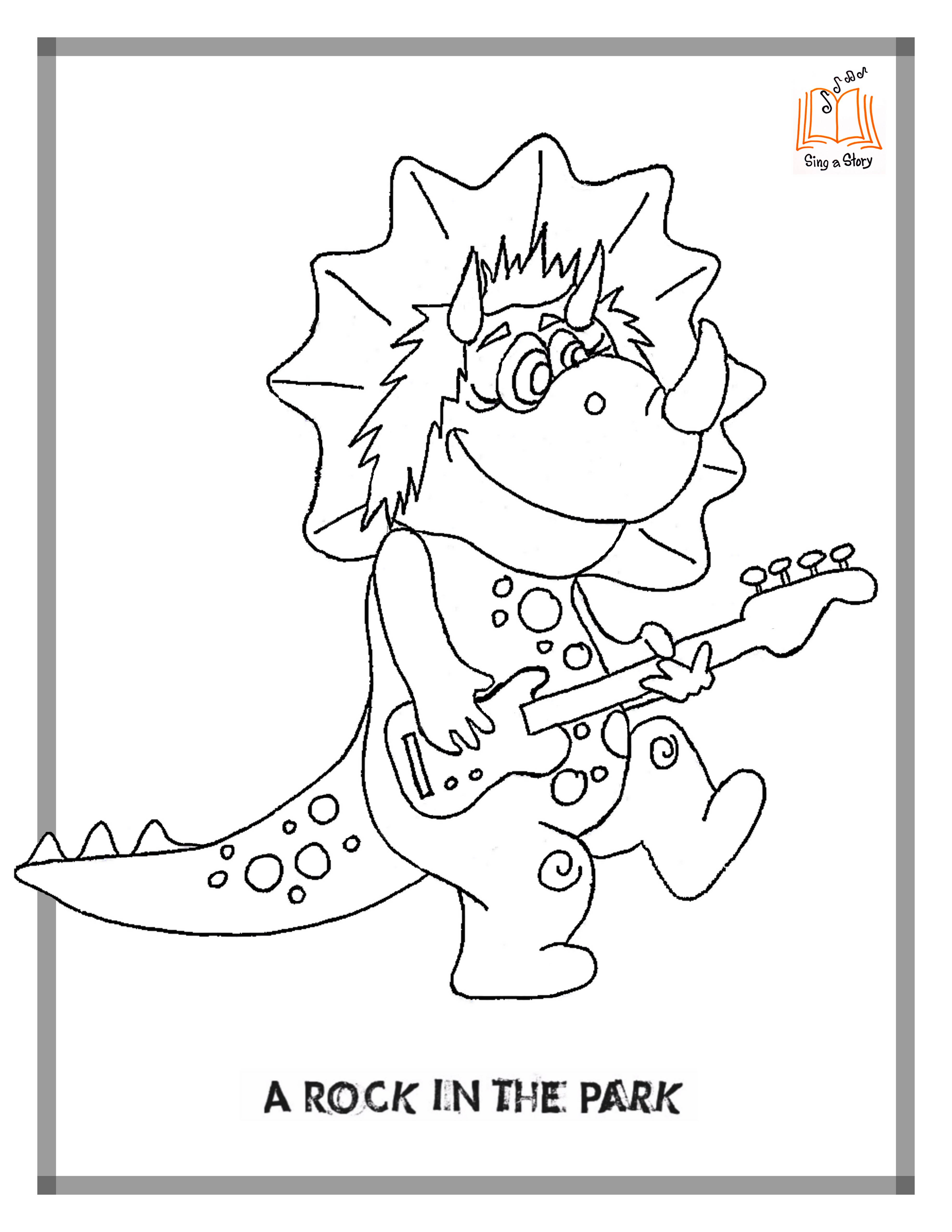 Coloring Pages : Coloring Pages Rock In The Park Sing Story ...