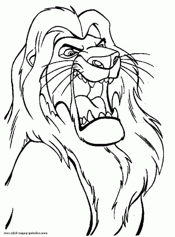 Free The Lion King Coloring Pages Mufasa, Download Free Clip Art, Free Clip  Art on Clipart Library