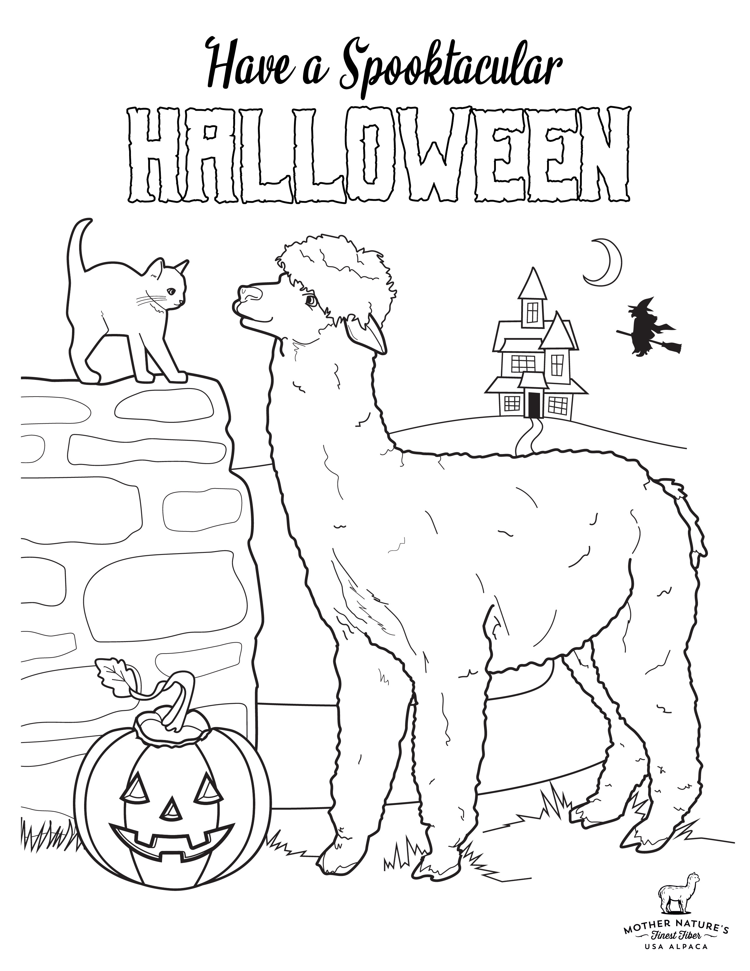 NEW Downloadable Content: Halloween Coloring Page!