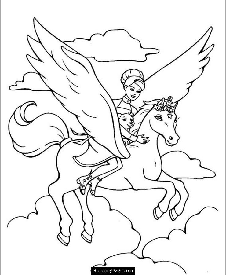 Coloring Pages Horseback Riding - High Quality Coloring Pages