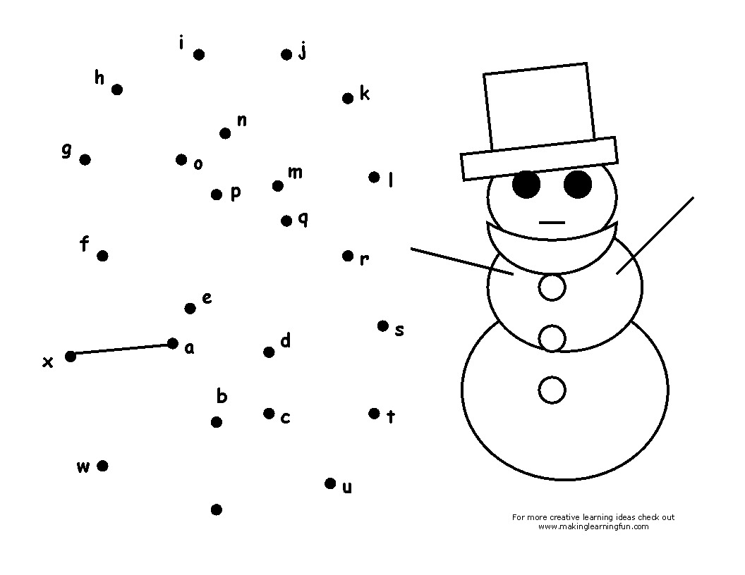 ABC Dot to Dot Worksheet