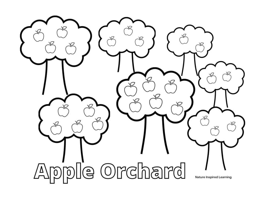 Apple Tree Coloring Pages for Kids ...