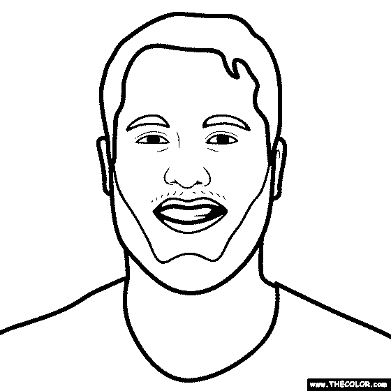 Football Players Online Coloring Pages