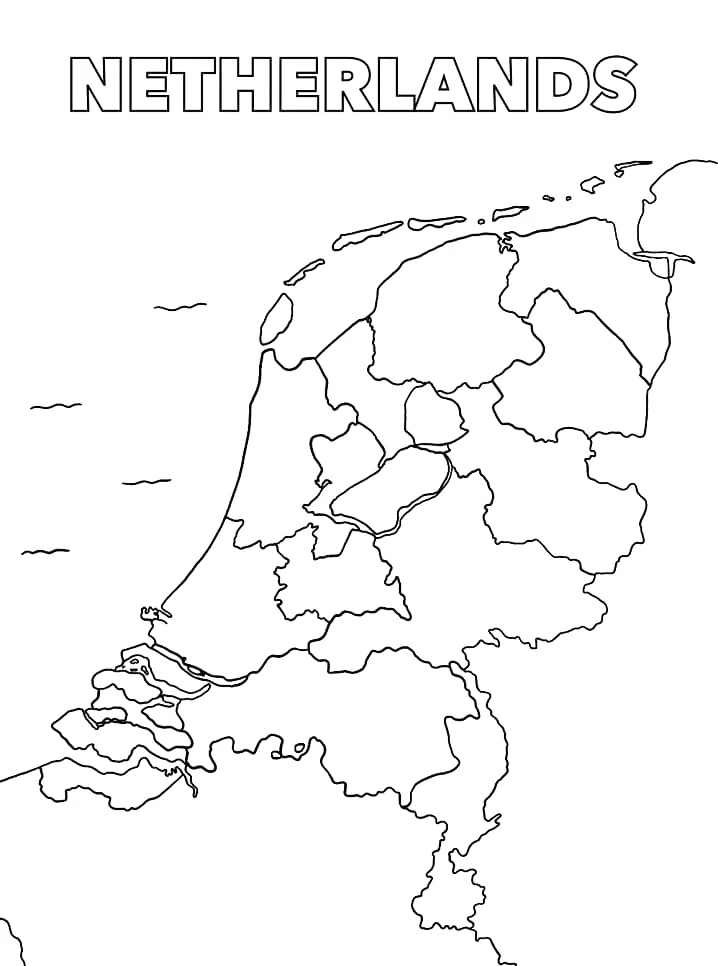 Netherlands Coloring Pages - Best ...