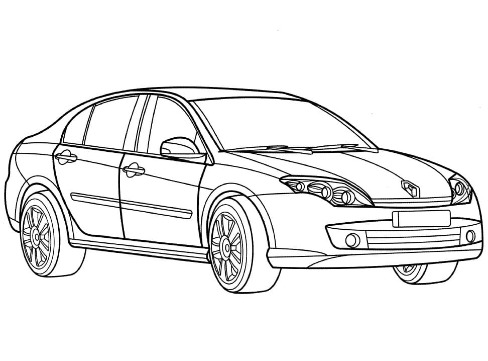 Renault Laguna coloring page - Download ...