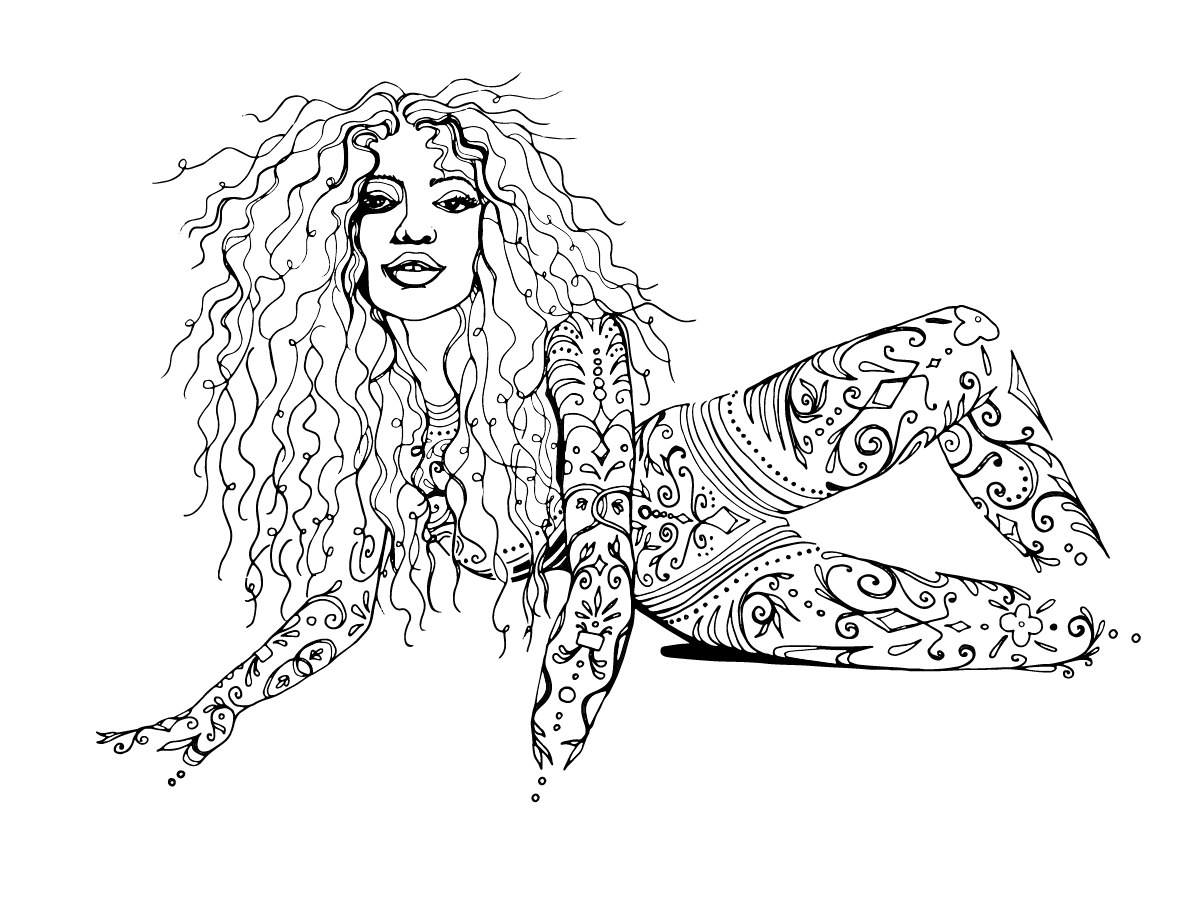 SZA Coloring Pages Coloring Nation