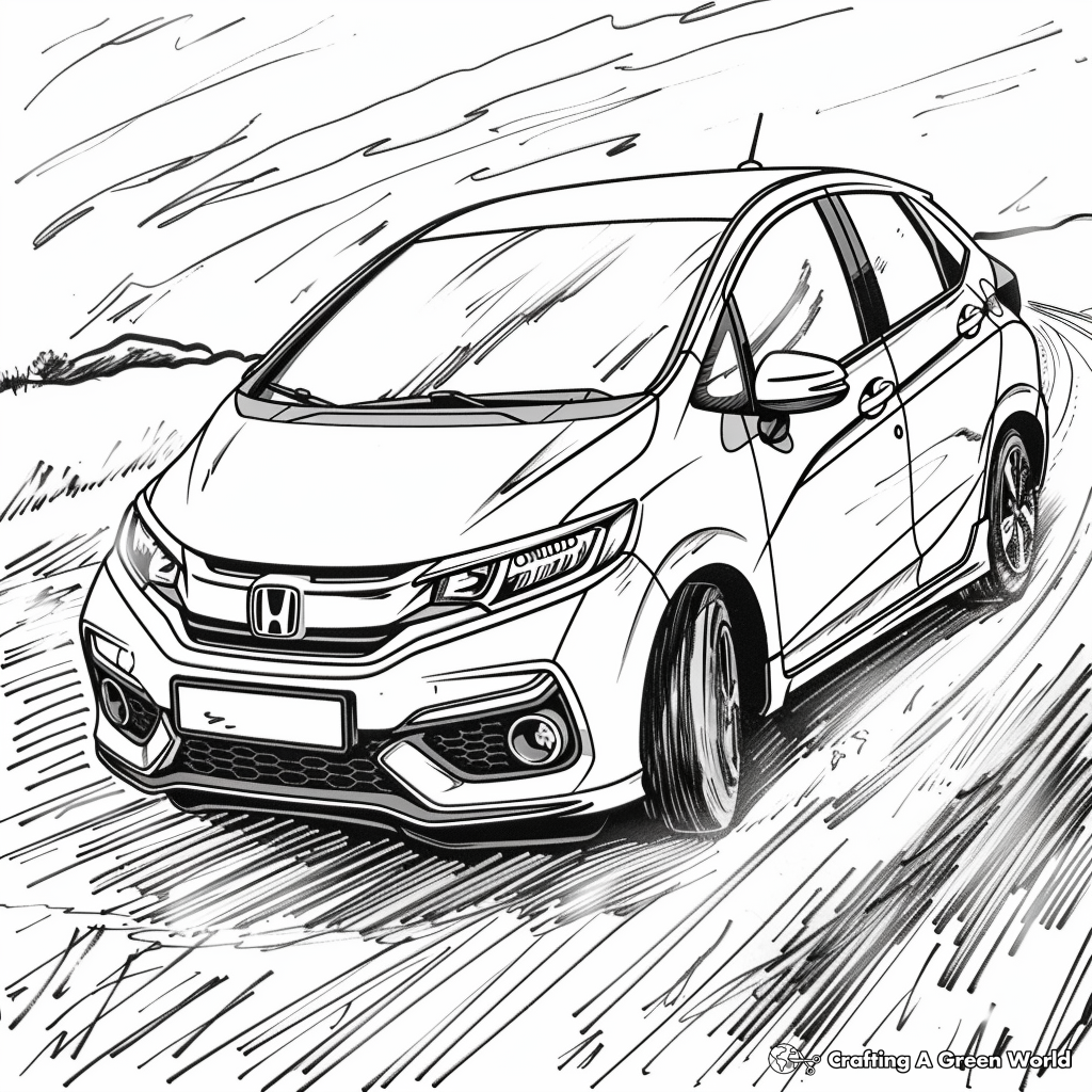 Honda Coloring Pages - Free & Printable!