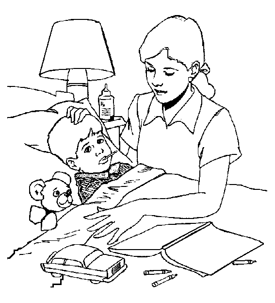 Coloring Page - Sick coloring pages 18