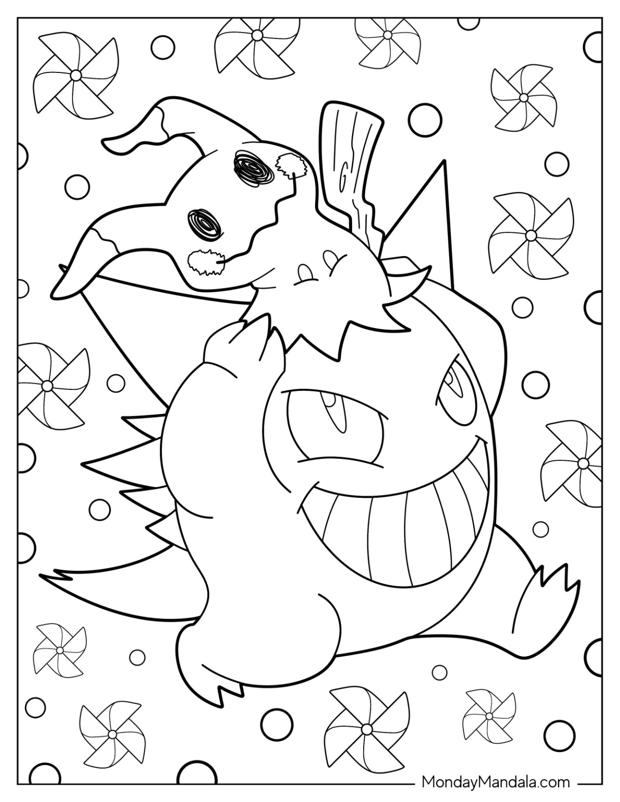 22 Gengar Coloring Pages (Free PDF ...