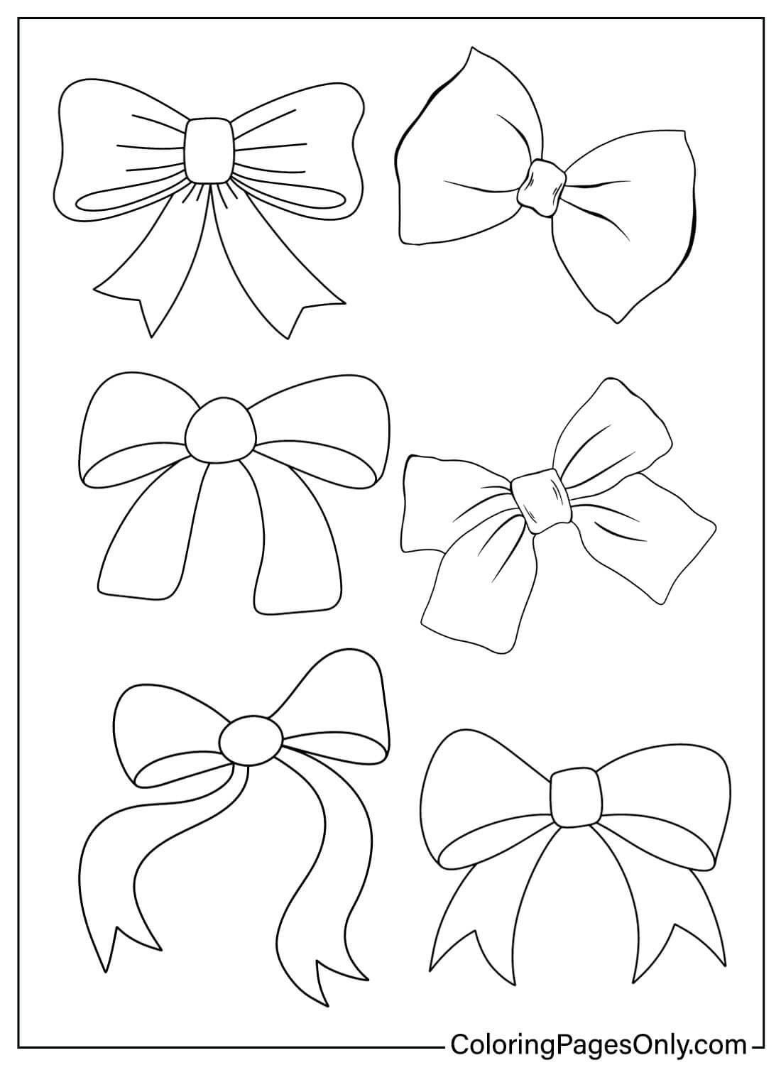 Bow Coloring Pages ...