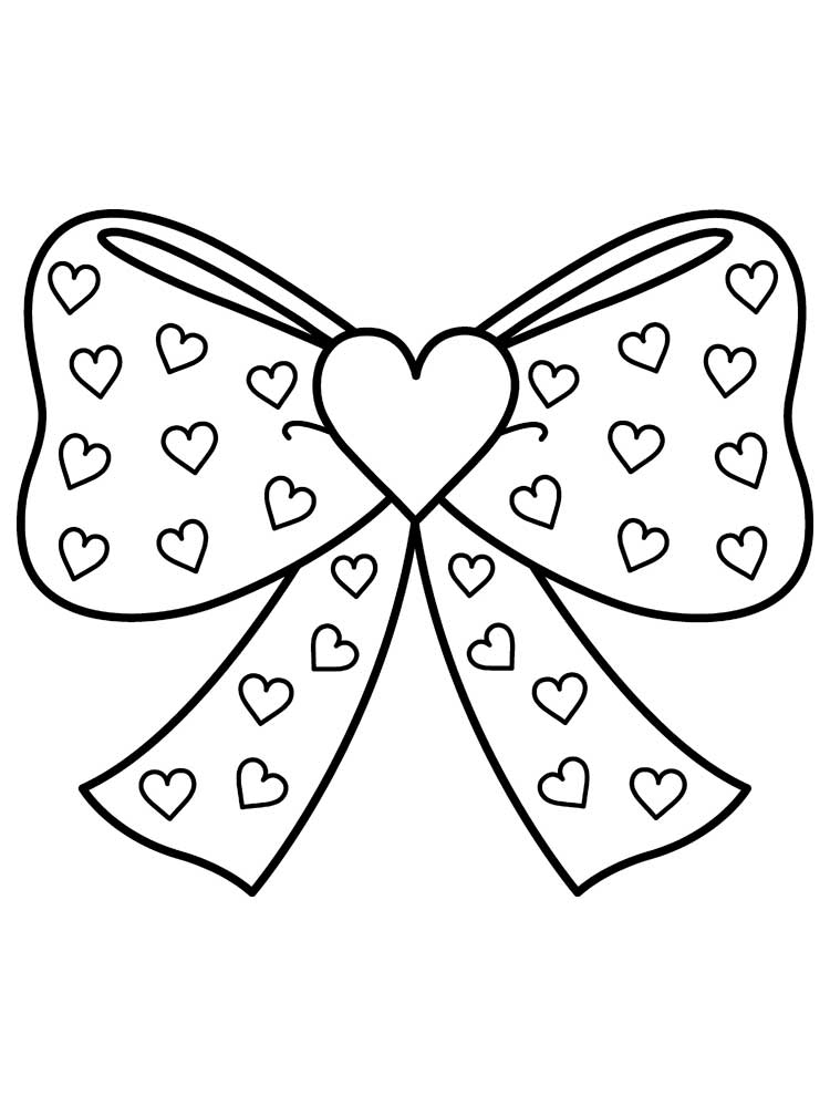 Bows Coloring Pages - Best Coloring ...