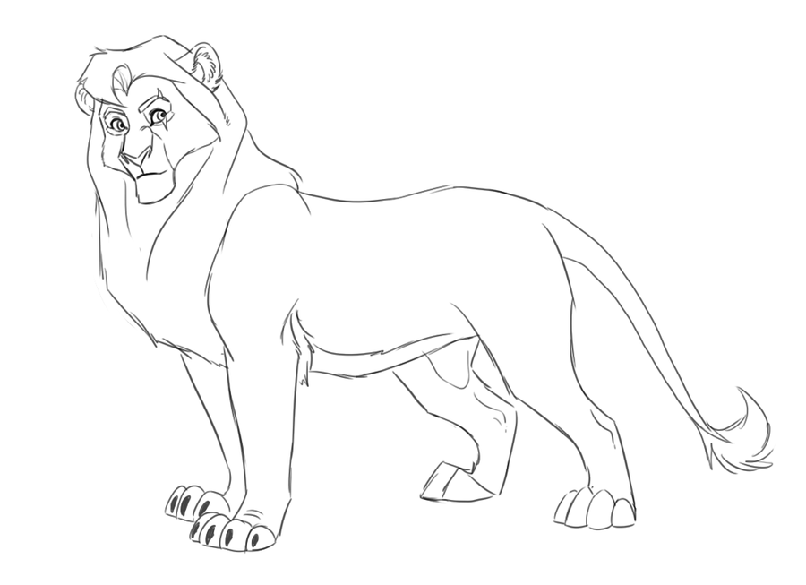 Kovu coloring pages download and print for free