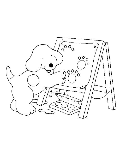 Free coloring pages for spot