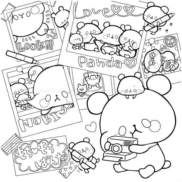 Instant Download Mochi Mochi Panda Coloring Book Digital Printable Coloring  Book PDF | Coloring books, Printable coloring book, Coloring pages