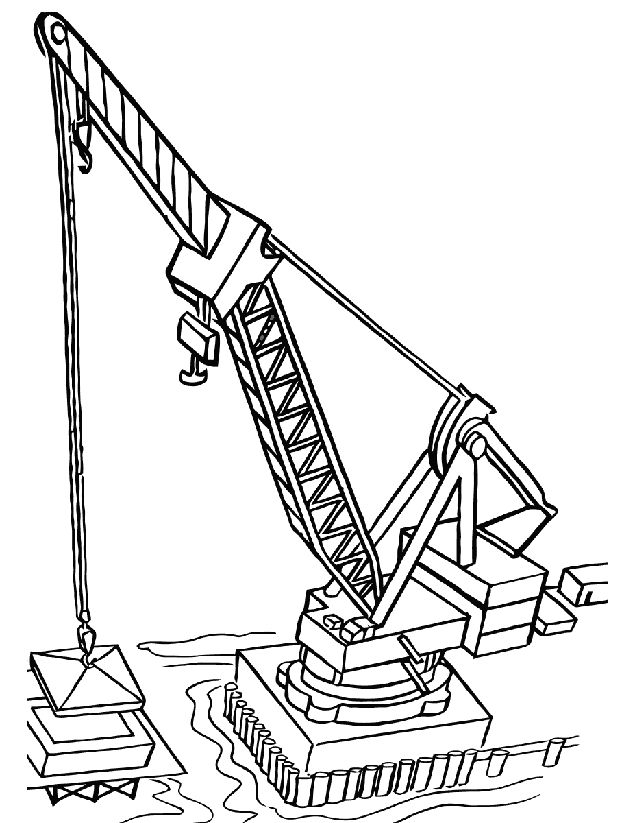 Construction machinery coloring pages | Coloring pages to download and print