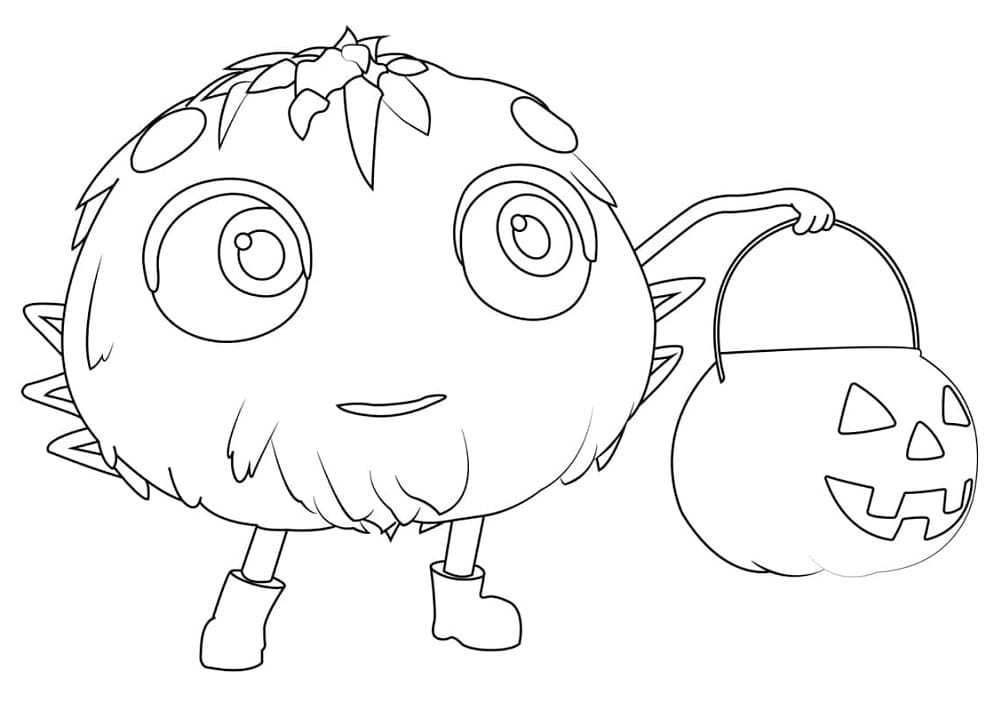 Halloween Little Baby Bum Coloring Page - Free Printable Coloring Pages for  Kids