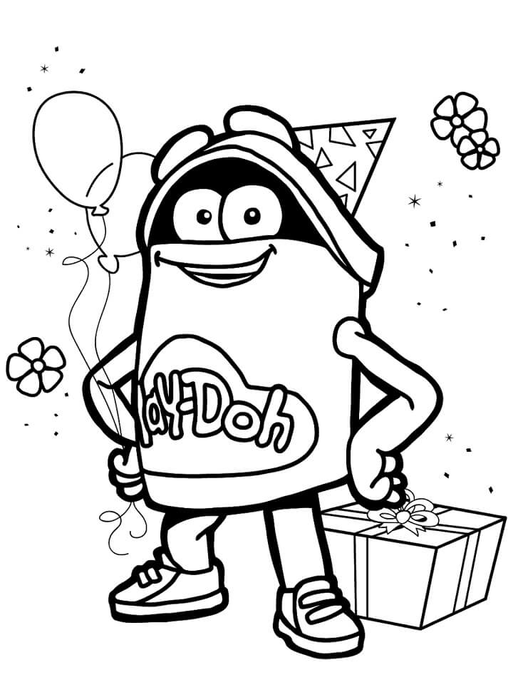 Play Doh 7 Coloring Page - Free Printable Coloring Pages for Kids
