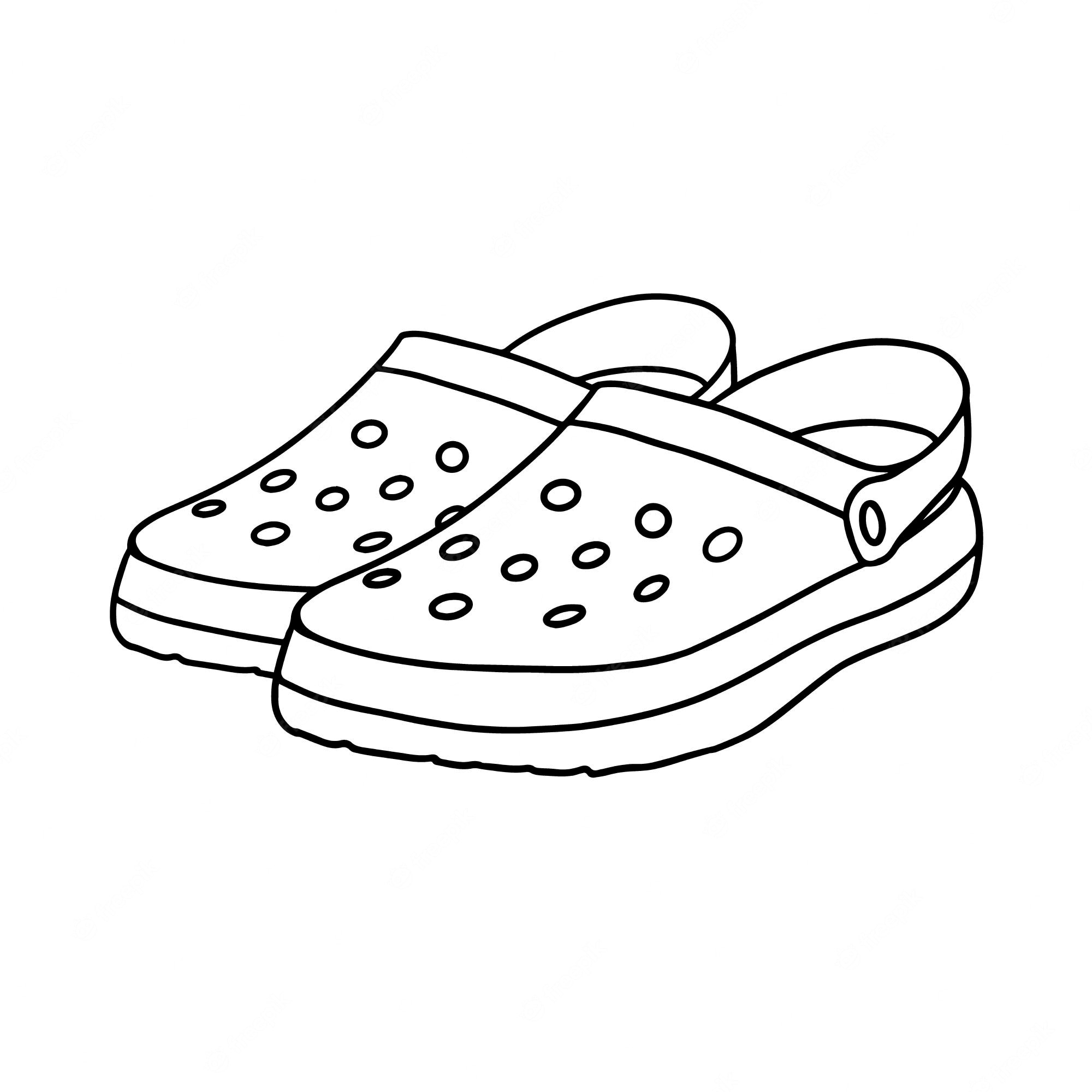 Premium Vector | Crocs isolated on a white background