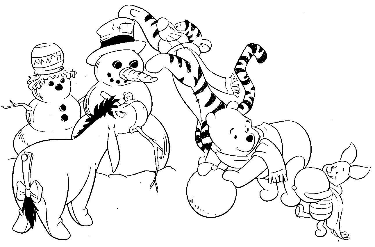 Snowman Coloring Pages - Colorine.net | #1343