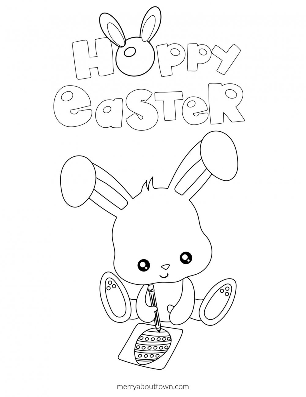 Free Easter Printable Coloring Pages - Merry About Town