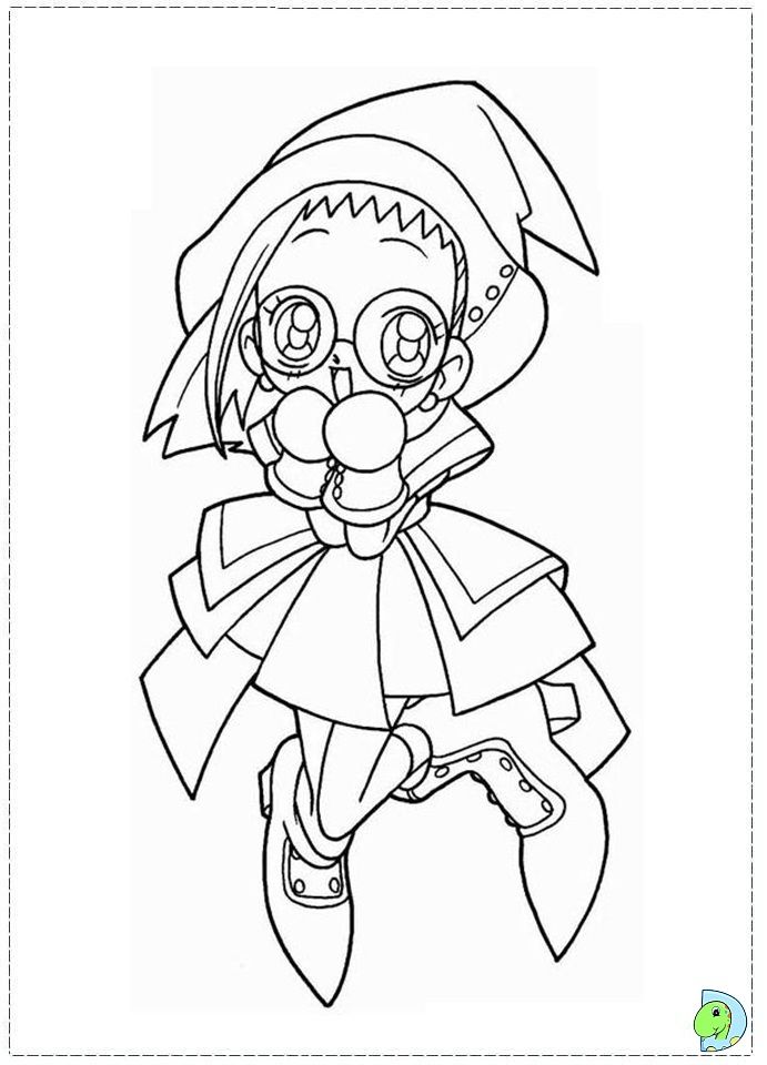 Magical Doremi coloring page- DinoKids.org