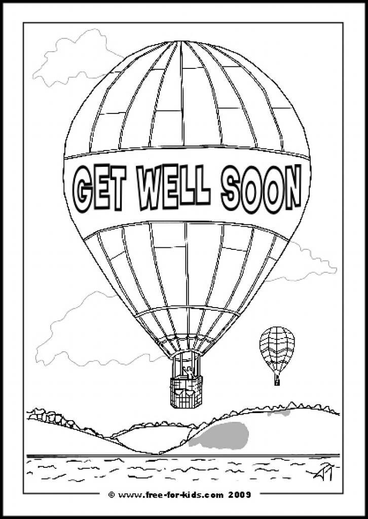 Get Well Coloring Pages
