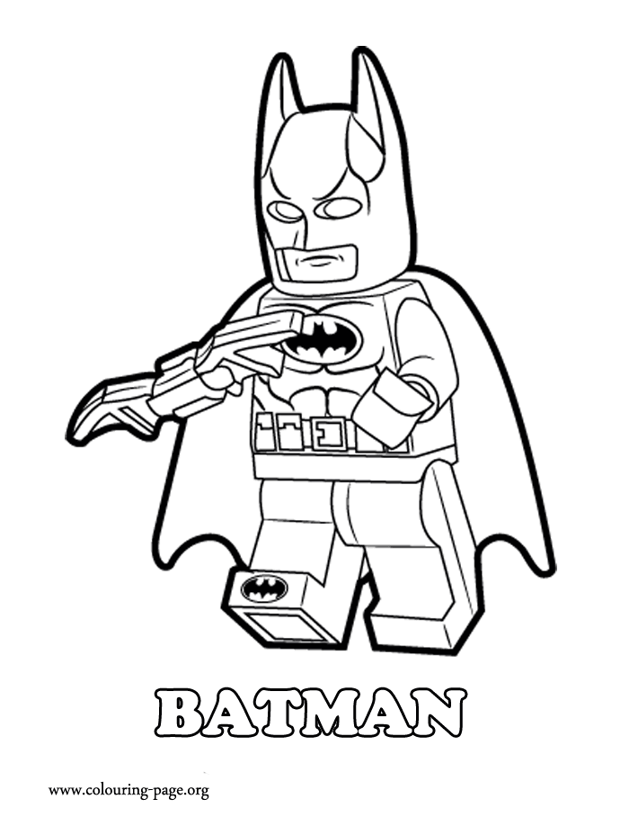 Lego Batman Coloring Page