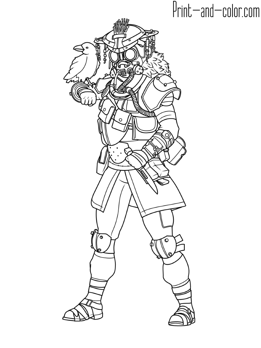 Apex Legends coloring pages | Print and ...