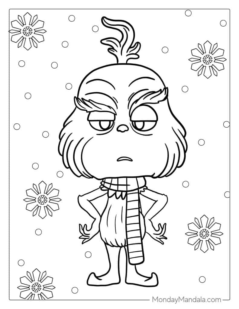 38 Grinch Coloring Pages (Free PDF Printables)