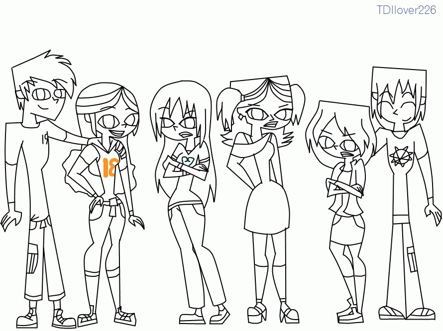 Free Total Drama Coloring Pages ...