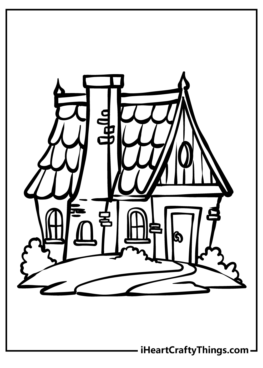 Printable House Coloring Pages (Updated 2023)
