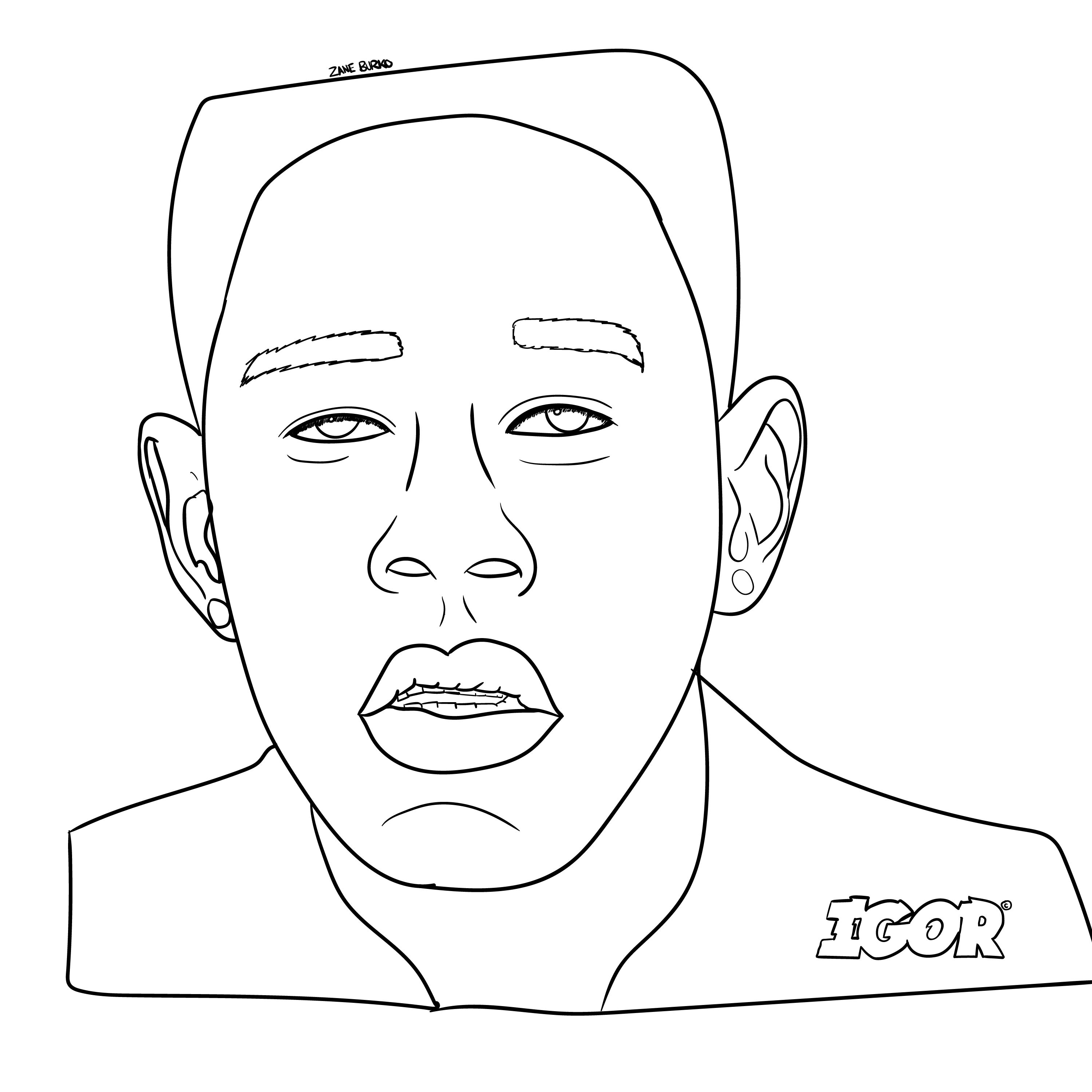 Igor Coloring Page #2 : r/tylerthecreator